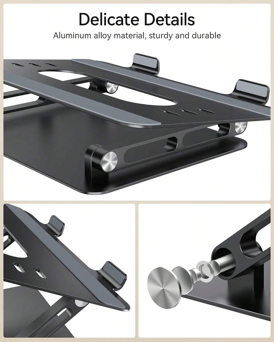 Laptop Stand Adjustable Aluminum Laptop Stand For Desk Ergonomic ...
