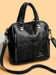 Hot Leather Luxury Handbags Women Bags Designer Multifunction Shoulder Bags For Women 2024 Travel Back Pack