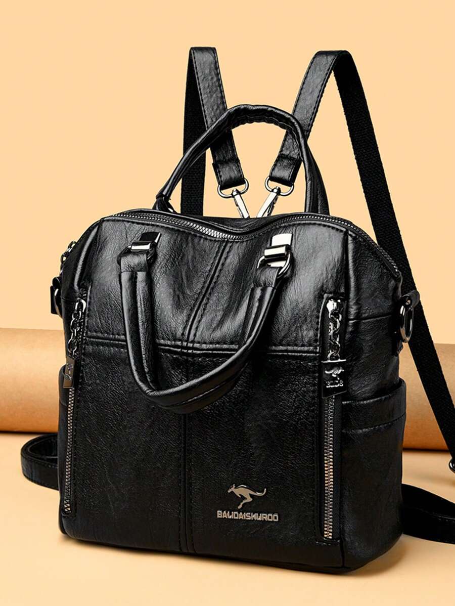 Hot Leather Luxury Handbags Women Bags Designer Multifunction Shoulder Bags For Women 2024 Travel Back Pack