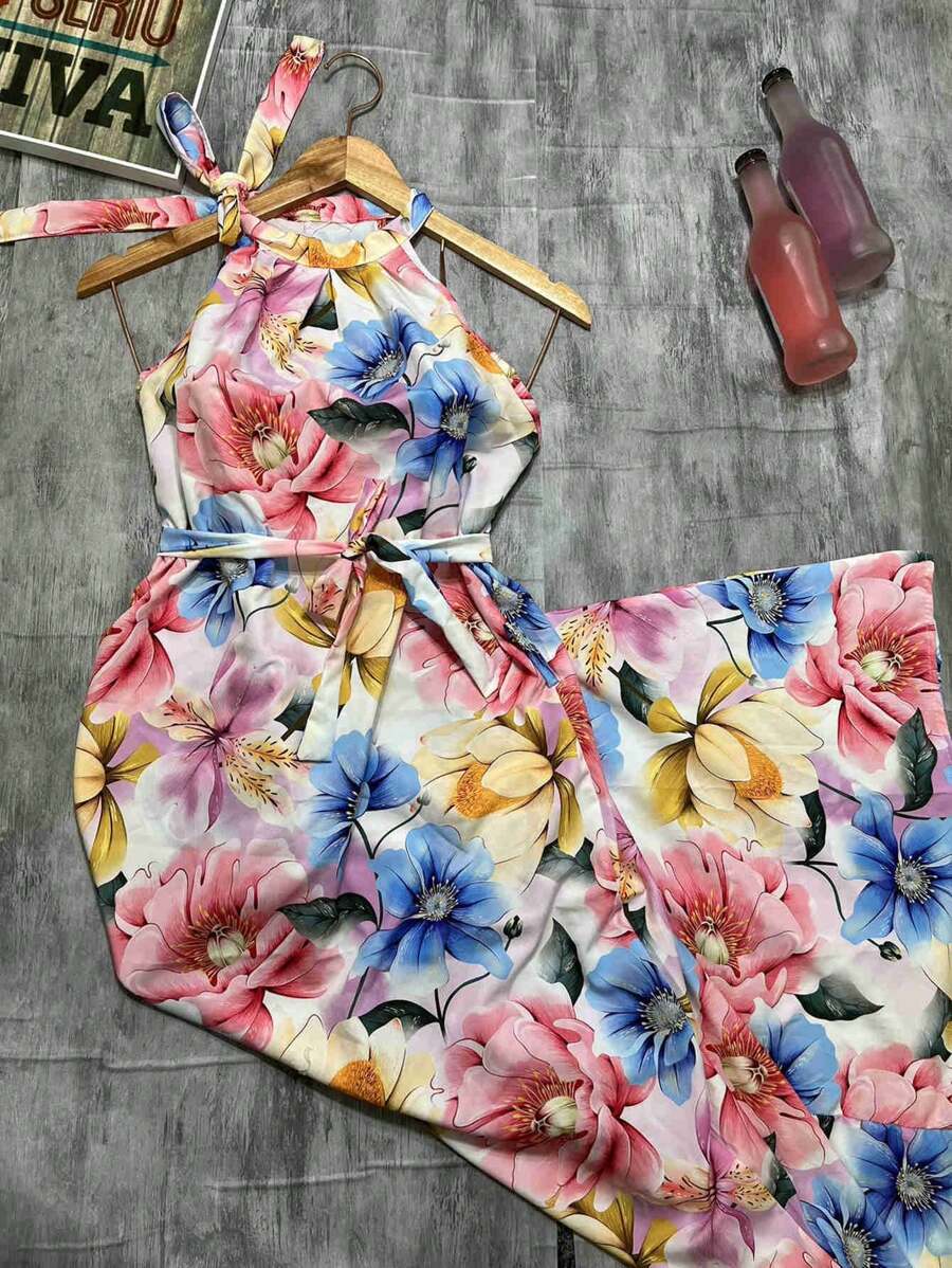 Women Long Dresses - 藍色 - 查看 1