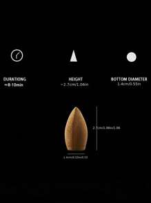 60/120/300个倒流香锥，花塔香，薰衣草、檀香、桂花香型，除臭，大宗批发，天然香氛，适用于室内香氛、舒缓压力、放松身心、圣诞装饰、圣诞礼物 - 彩色 - 查看 11