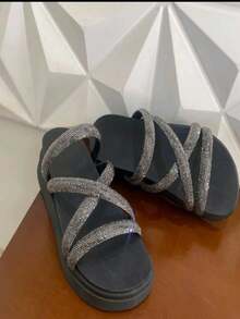 Women Platforms & Wedge Sandals - 黑色 - 查看 2