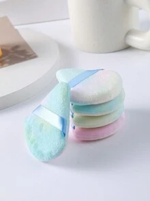 5 miếng mút trang điểm hình tam giác nhiều màu, kết cấu nhung pha lê ngắn, mềm mại và thấm hút, không bị phấn ăn mất - Nhiều màu - Xem 3