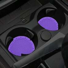 2 Chiếc Đế Lót Ly Nước Cho Ô Tô, Giá Đựng Chai Nước Trên Xe Ô Tô Thảm Chống Trượt Silicon Chống Trượt Chống Sốc PVC Sáng Tạo Đồ Uống -Coaster Cho Ô Tô Tấm Dính Chống Trượt Bảng Điều Khiển Xe Ô Tô, Phụ Kiện Nội Thất Ô Tô Thích Hợp Cho Hầu Hết Nội Thất Ô Tô - Nhiều màu - Xem 9