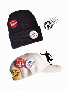 足球灵感炫酷个性徽章时尚胸针