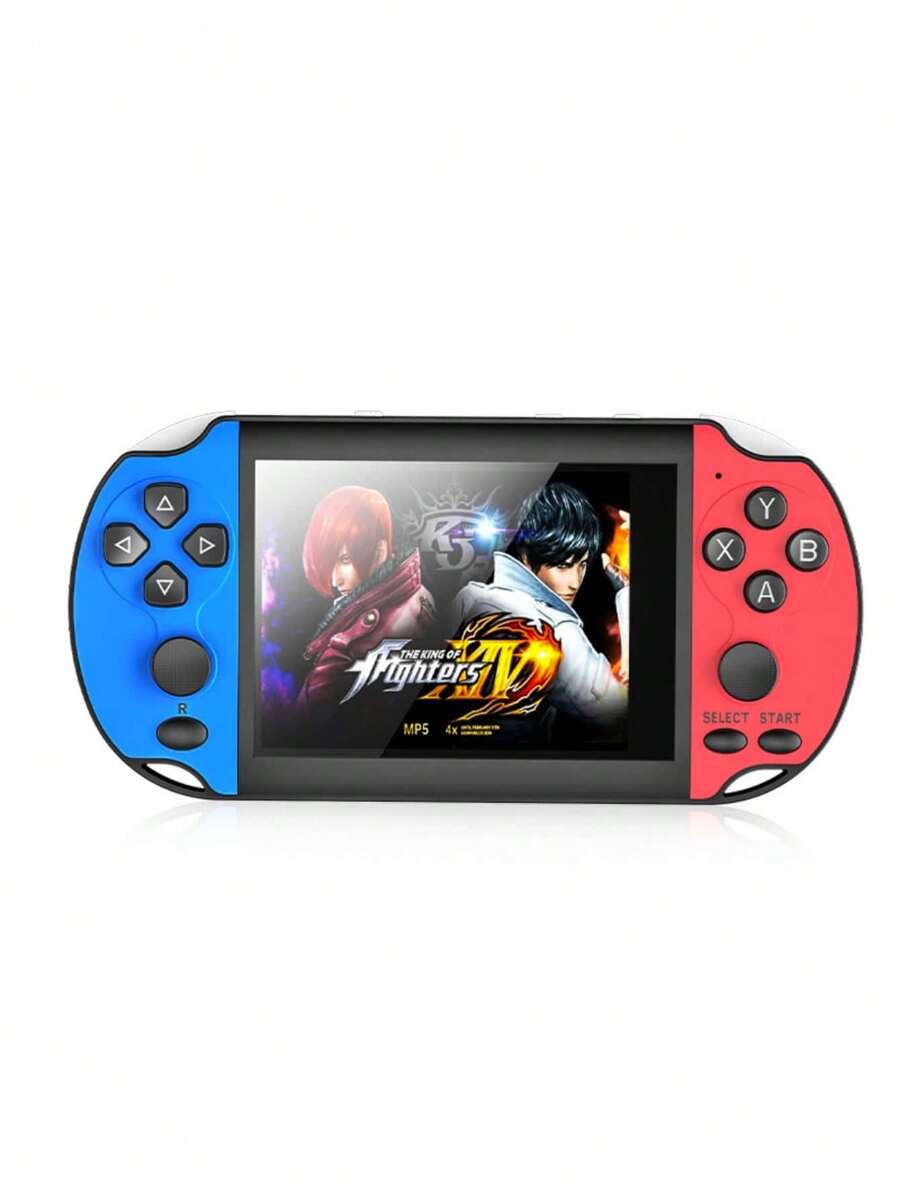 Handheld Game Console 4.1 Inch Pro Retro Games Consoles Built-In Classic Games Rechargeable Battery Portable Style Game Consoles X7S Blue - Multicolor - View 1