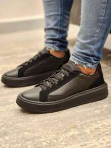 Men Sneakers - 黑色 - 查看 3