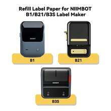 NIIMBOT 2 Rolls Labels For B1/B21/B3S Label Printer, Thermal Labels 2"X 2"(50x50mm) For DIY/Logo/Label/Barcode/Address Label/Stickers (Round Clear) - Clear - View 7