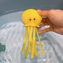 Sponge Octopus Bath Toy With Strong Water Absorption, Stress Relief, And Water Play Functions - Multicolor - View 2