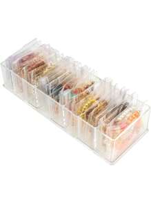 10/31pcs Acrylic Jewelry Box And PVC Jewelry Storage Bag Set, Anti-Oxidation And Color-Fading Prevention, Ideal For Storing Earrings, Necklaces, Jewelry, Small Gifts, Party Favor Bags, Transparent Cosmetic Organizer, Room, Home, Bedroom, Bathroom, House, Pink Room, Living Room Decoration, Travel Accessories, Gift Bag, Mom, Dad, Men, Friends, Teachers, Birthdays, Weddings, Desks, Shelves, Accessories, Gift Boxes, Fun Gifts, Storage