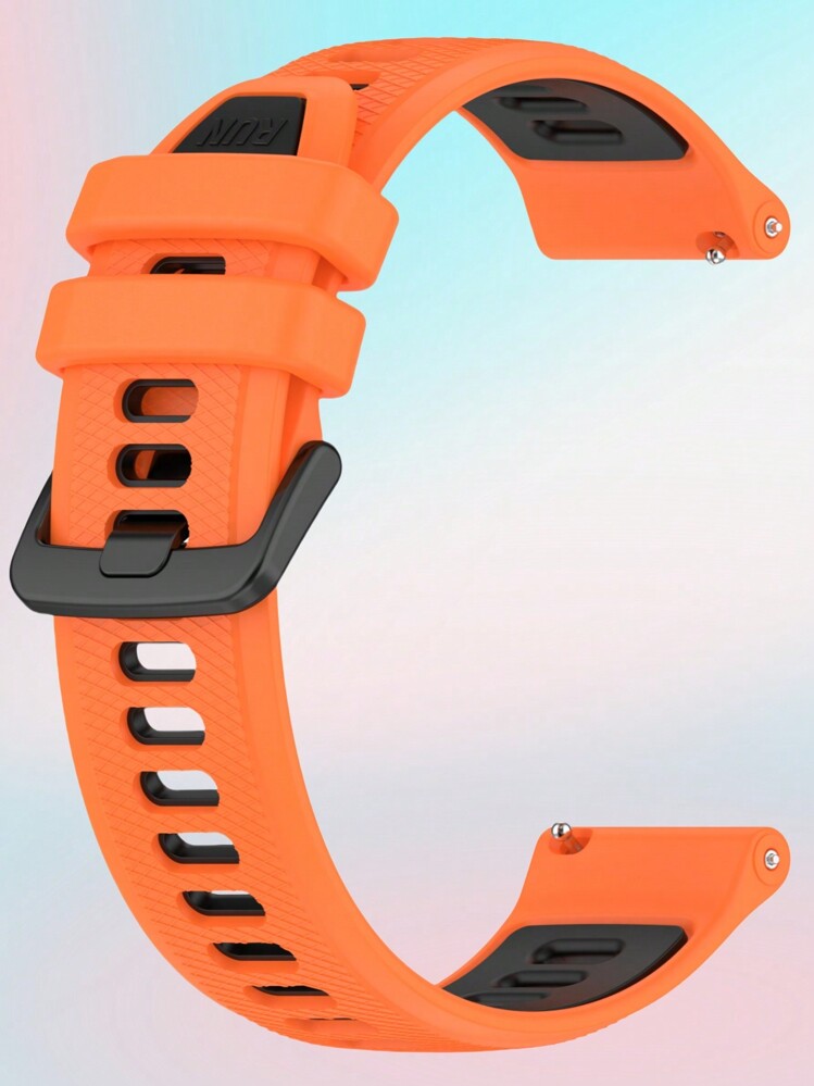 一款通用快拆 雙色硅膠手錶帶，適用於Garmin Forerunner265/265 Music/255 Music, Garmin Venu3/2, Garmin Vivoactive4, Huawei Watch GT4 46MM/Watch 4 Pro/Watch 4/ GT3 46MM/Watch3 Pro/Watch3/Watch GT2 46MM等，兼容Garmin，Huawei，Samsung和小米等品牌的22mm通用接口。平滑細膩，輕盈舒適，防水防汗，提供10種不同顏色供選擇。適用於男女以及各種運動，商務和休閑場合。 - 複色 - 查看 6