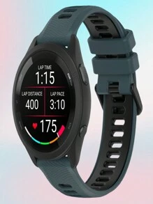一款通用快拆 雙色硅膠手錶帶，適用於Garmin Forerunner265/265 Music/255 Music, Garmin Venu3/2, Garmin Vivoactive4, Huawei Watch GT4 46MM/Watch 4 Pro/Watch 4/ GT3 46MM/Watch3 Pro/Watch3/Watch GT2 46MM等，兼容Garmin，Huawei，Samsung和小米等品牌的22mm通用接口。平滑細膩，輕盈舒適，防水防汗，提供10種不同顏色供選擇。適用於男女以及各種運動，商務和休閑場合。 - 複色 - 查看 8