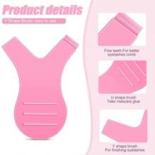 30 Pcs Y Lash Lift Tool Y Shape Eyelash Brush Lash Lift Brush Silicone Grafting Eyelash Lift Brush For Eyelash Extension Clean Up - Multicolor - View 4