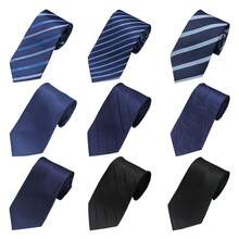 Men's Business Tie 8cm Hand Tie Professional Formal Interview Striped Tie For Men - Multicolor - View 2