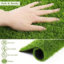 1 pezzo 50*500cm Tappeto in erba artificiale, Tappeto in erba finta realistica per matrimoni, campeggio all aperto, rivestimento per pavimenti, asili, tappeto in erba verde finta