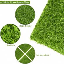 1 pezzo 50*500cm Tappeto in erba artificiale, Tappeto in erba finta realistica per matrimoni, campeggio all aperto, rivestimento per pavimenti, asili, tappeto in erba verde finta