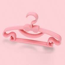 30/25/20/15/10/5pcs Multi-Functional Children Hangers, Baby Small Clothes Drying Rack, Non-Slip Newborn Clothes Hanger For Home Use - Pink - View 14