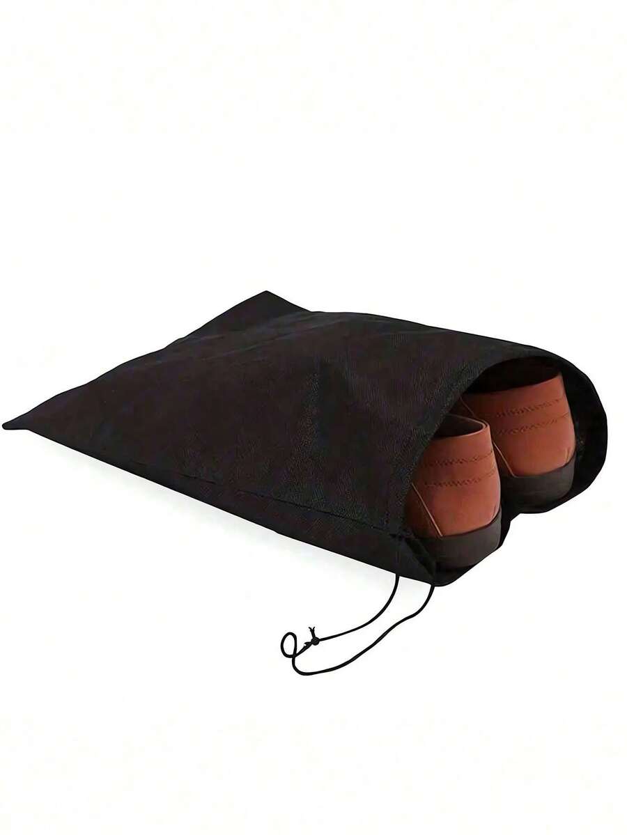 1pc/3pcs/5pcs Disposable NonWoven AntiYellow Bag Solid Color Shoe Bag