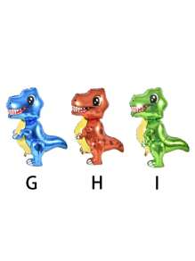 1 Miếng Khủng long 4D Bóng bay giấy bạc - Nhiều màu - Xem 5