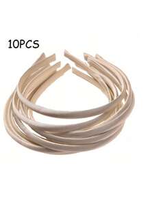 DIY Satin Covered Fashion Headbands Set 0.4 Inch/1 Cm Women Hairbands Teen Colorful Ribbon Hair Band Craft Headband Set For Women Non Slip For Making Headwrap DIY Hair Bow (Many Color For Choose),Hairband,Hair Hoop Hair Accessories