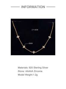 1 Pc 925 Pulseira de Prata Esterlina para Mulheres Pulseira da Moda Ouro 18K Adequado para Festa Feliz Páscoa Jóias Finas