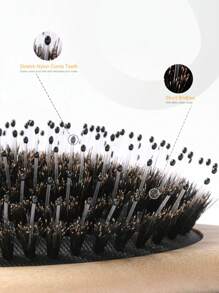 1 件椭圆形气垫竹梳、带手柄竹桨状发刷、男女儿童发刷、鬃毛和尼龙鬃毛刷，用于干湿头发平滑按摩顺滑、便携式顺滑发梳，用于按摩头皮、稀疏/卷曲/干燥的头发（黄色）、发刷、梳子、美发工具、理发沙龙美容美发产品和配件、返回学校、旅行、女士发饰、刷子、发刷、发梳、顺滑刷、球刷、迷你发刷、发刷套装、木梳、梳子、光滑后刷、发刷、边缘刷、刷头发、发梳、发刷套装、梳头发、迷你发刷、顺滑刷、美发产品、美发工具、美发用品、护发、卷发刷、理发师、理发配件、美发设备