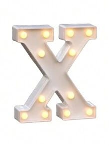 Decorative Letters With Bluelander LED Lights (AA Batteries Included) - X - 查看 5