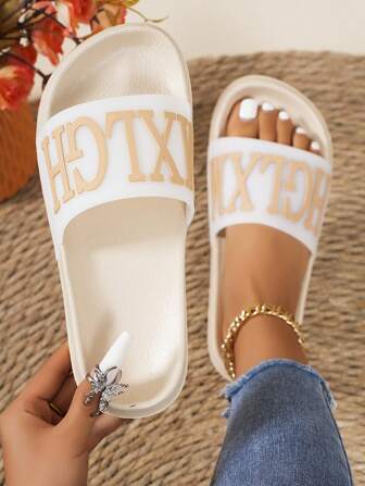 2024 New Women's Soft Bottom Slippers, Outdoor Leisure Non-Slip Soft Bottom