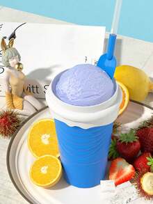 1pc Squeeze-To-Freeze Cup, Silicone Ice Cream Cup For Homemade Drinks, Quick Ice Making And Cooling,Ice,Food,,Kitchen,Travel,Kitchen Items,Kitchen Tools,Kitchen Things. - One Size - View 4