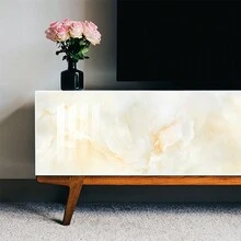 10入裝/包水晶膜PVC自粘可移除大理石圖案家居裝飾壁紙，適用於DIY健身房宿舍客廳浴室臥室牆壁，櫥櫃，酒櫃，桌子，門美化 - 彩色 - 查看 8