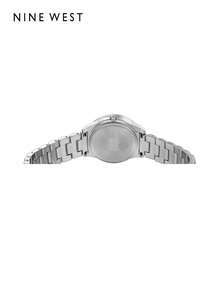 Nine West Women's Silver-Tone Bracelet Watch NW/1663SVSB - Silver - View 3