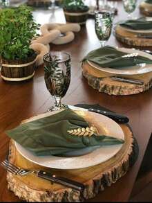 1 Stücke natürlicher Holzuntersetzer für Hochzeitspartys, asymmetrisch runde Form Platzdeckchen, 15cm Holz Tassenuntersetzer, geeignet als Tischmittelpunkt Dekoration, Kerzenhalter, handgemachte DIY Holzstücke, Malwerkzeuge für Holzmalerei, geeignet für Heimdekoration, Feierlichkeiten, Jahrestage, Hochzeitshintergrund Dekorationen