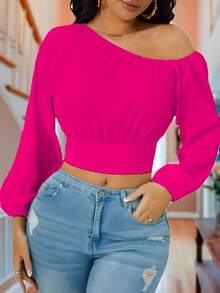 Women Tops - Rose Red - View 2