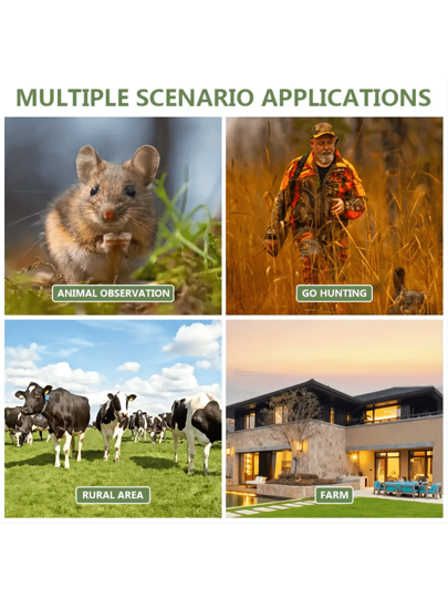 1080p High Definition Wildlife Scouting Camera,Trail Cameras Camera Outdoor,Night Vision, Motion Detection, Audio Alert, Wand Hanging, IP66 Waterproof, PIR Night 0.8s Detection Triggered, 1080P HD Resolution Camera,Ideal Outdoor Hunting Observation view 5