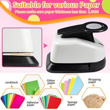 1-Inch/25mm Circle Shape Single Hole Paper Puncher Tool For Daily Crafts, Suitable For Students' Scrapbooking And Card Making - 1 Inch 25mm - View 7