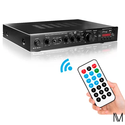 Sunbuck Av-298bt Amplificador De Audio Case 5 Canales 2000w