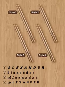1 Pair/Set Custom Engraved Drum Sticks Personalized Drumsticks 5A Drumsticks Drummer Gift Sticks Of Maple Wood, Musician Gift For Drummer Customized Message Drum Sticks Set Anniversary Gift, Christmas Gift, Personalized Gifts For Women/Men Ideal Gifts For Him Her, Friends, Children For Anniversaries, For Birthdays, For Fall/Autumn/Winter, For Children's Day, Custom, Personalized Gifts, Drum, Custom, Personalized Gifts, Custom Gifts, Customized Wood, Personalized,Customized Musical Instruments & Accessories,Street Casual Chic - Multicolor - View 3