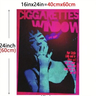 1 st Canvas, Modern konst, Fantasy Retro Distressed, Idealisk gåva för sovrum, vardagsrum, korridor, väggkonst, väggdekor, höstdekor, rumsdekoration, ingen ram