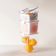 Refrigerator Storage Boxes - trắng - Xem 3