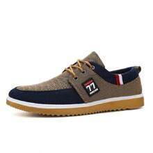 Zapatos casuales caballeros lona cómodos, clásicos, ligeras, transpirables, zapatos hombres vestir, trabajo, estudio, vida diaria, zapatos hombre casuales, CN40-CN47(25 MX-28.5 MX)