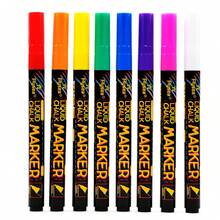 Liquid Chalk Erasable LED Highlighter Fluorescent Marker Suit For Blackboard Glass Window Painting Advertisement Chalk - Multicolor - View 9