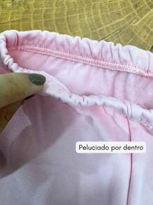 Calça Térmica Pettenati Peluciada Segunda Pele Quentinha Bebê Infantil Inverno - Rosa Bebê - Visão 7