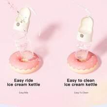 1pc Pet Water Dispenser Plastic Creative Ice Cream Shape Pet Accompanying Cup For Walking Dogs And Cats Out Drinking Water Cup Portable Dog And Cat Drinker With Handle Design 280ml Capacity