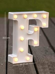 Decorative Letters With Bluelander LED Lights (AA Batteries Included) - F - 查看 2
