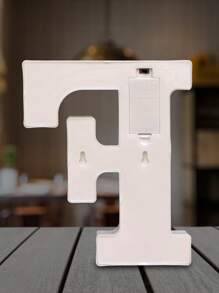 Decorative Letters With Bluelander LED Lights (AA Batteries Included) - F - 查看 3