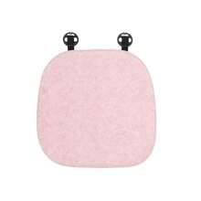 Easypie Selection 2024 New Pink Rose Brushed Women's Car Seat Cushion Five-Seat Seat Cushion Set Small Fresh Decorative Summer Seat Cushion