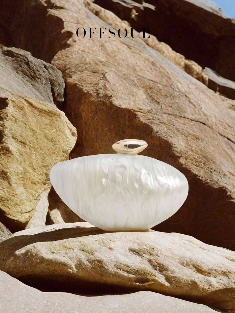 亚克力女士手拿包新款海滩风格单肩包晚会斜挎包链条婚礼宾客聚会钱包