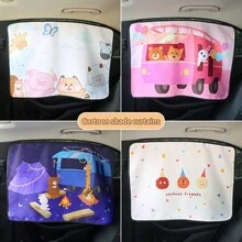 1pc Car Window Curtain: Track-Style Magnetic Sunshade For Car Windows, Providing Shade And Privacy Inside The Car. - Multicolor - View 12