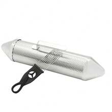 Instrumento de metal Guiro, instrumento Guiro para percusión latina, instrumento Guiro antideslizante ergonómico para ritmo latino en el escenario - Multicolor - Ver 10