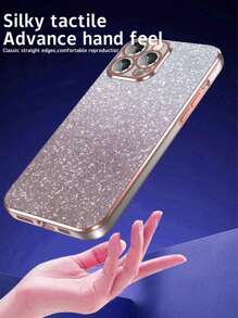 全新电镀防摔手机壳 + 闪光贴纸 + 手机壳套装，适用于 Apple、Oppo、Vivo 防水防震防刮